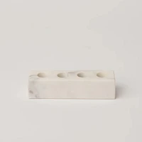 Fleck Marble Candle Holder | West Elm