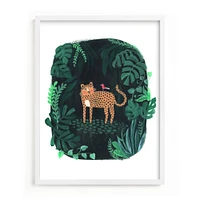 Wild Cat Framed Wall Art By Minted for West Elm Kids |