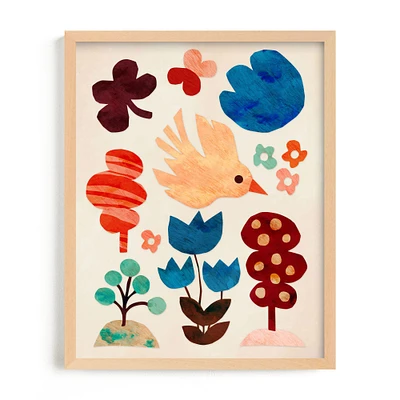 Bird & The Forest Framed Wall Art By Minted for West Elm Kids |
