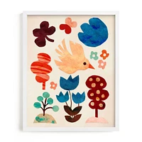 Bird & The Forest Framed Wall Art By Minted for West Elm Kids |