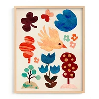 Bird & The Forest Framed Wall Art By Minted for West Elm Kids |