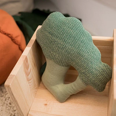 Lorena Canals Brucy The Broccoli Knitted Cushion | West Elm