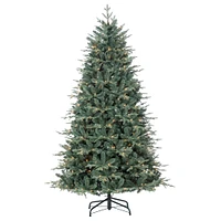 Pre-Lit Faux Blue Spruce Green Christmas Tree | West Elm
