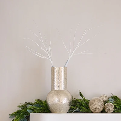 White Wrapped Light-Up Branches | West Elm