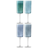 Gems Champagne Flutes (Set of 4) | West Elm