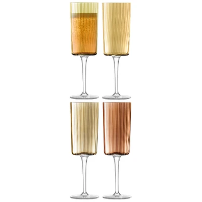 Gems Champagne Flutes (Set of 4) | West Elm