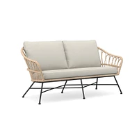 Palma Outdoor Loveseat Cushion Covers | West Elm