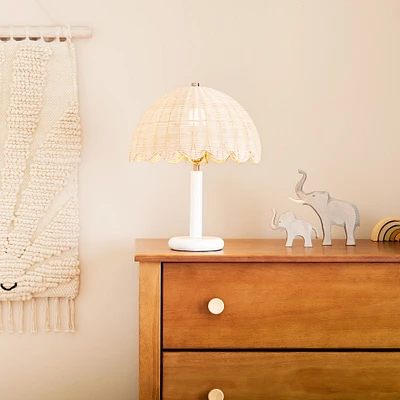 Rattan Bubble Table Lamp (17") | West Elm