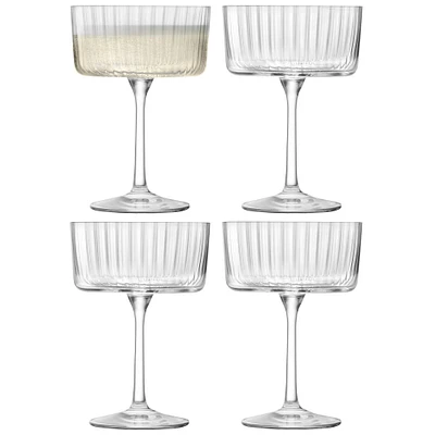 Gio Lines Coupe Glasses (Set of 4) | West Elm