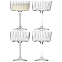 Gio Lines Glassware (Set of 4) | West Elm