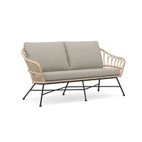 Palma Outdoor Loveseat Cushion Covers | West Elm