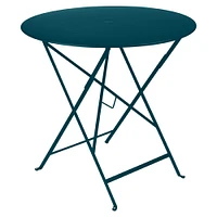 Fermob Metal Outdoor Round Bistro Table (24" – 38") | West Elm