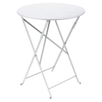 Fermob Metal Outdoor Round Bistro Table (24" – 38") | West Elm