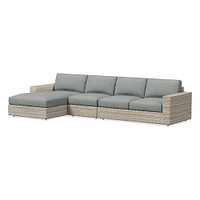 Urban Outdoor 3-Piece Chaise Sectional Cushion Covers | West Elm