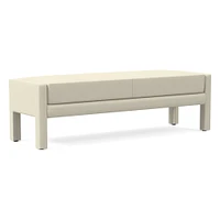 Scarlett Leather Bench | West Elm