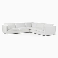 Hampton 5 Piece L-Shaped Sectional | Sofa With Chaise West Elm