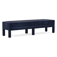 Scarlett Leather Bench | West Elm