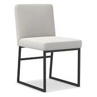 Range Leather Side Dining Chair | West Elm