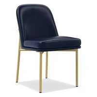 Jack Metal Frame Leather Dining Chair | West Elm