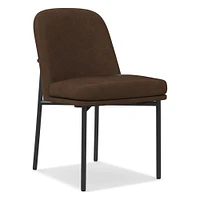 Jack Vegan Leather Metal Frame Dining Chair | West Elm