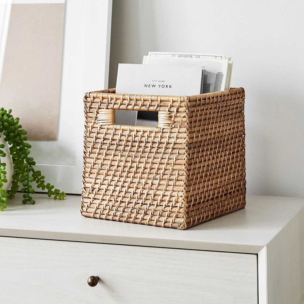 Modern Weave Rattan Baskets | West Elm