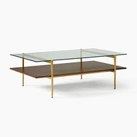 Mid-Century Art Display Coffee Table | Modern Living Room Furniture West Elm