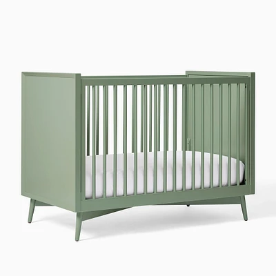 Mid-Century Painted Convertible Crib | West Elm