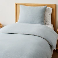 Open Box: European Flax Linen Pom Kids Duvet Cover & Shams | West Elm