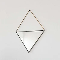 SZKLO Glass Triangle Wall Mirror | West Elm