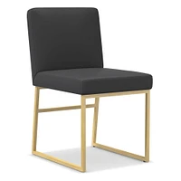 Range Leather Side Dining Chair | West Elm