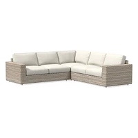 Urban Outdoor 3-Piece L-Shaped Sectional Cushion Covers | West Elm