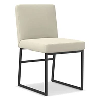 Range Vegan Leather Side Dining Chair | West Elm