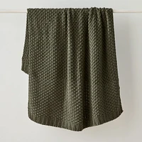 Chunky Cotton Knit Throw | West Elm