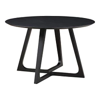 Sculptural Solid Wood Round Dining Table (47.5") | West Elm