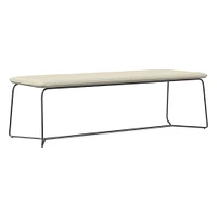 Slope Vegan Leather Dining Bench (52") | West Elm