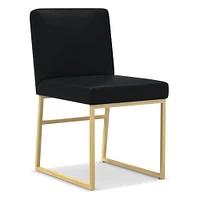 Range Leather Side Dining Chair | West Elm