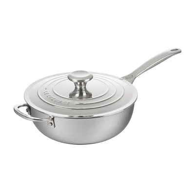 Le Creuset Non-Stick Stainless Steel Saucier Pan | West Elm