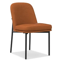 Jack Vegan Leather Metal Frame Dining Chair | West Elm