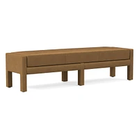 Scarlett Leather Bench | West Elm