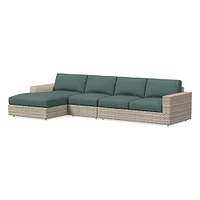 Urban Outdoor 3-Piece Chaise Sectional Cushion Covers | West Elm