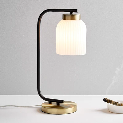 Suspended Glass Table Lamp | Modern Light Fixtures | West Elm