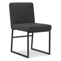 Range Leather Side Dining Chair | West Elm