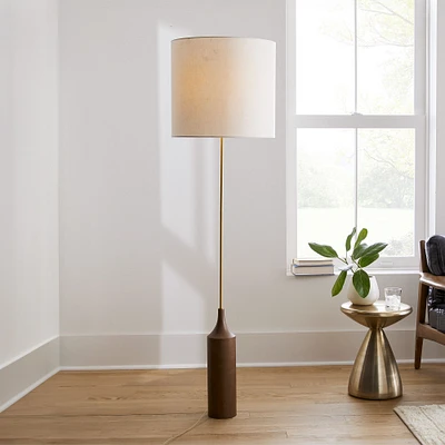 Hudson Wood Base Floor Lamp | West Elm