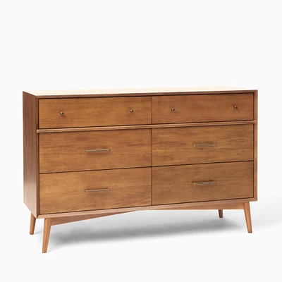 Mid-Century 6-Drawer Dresser (56") | West Elm