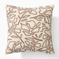 Stitch Floral Pillow Cover - Clearance | West Elm