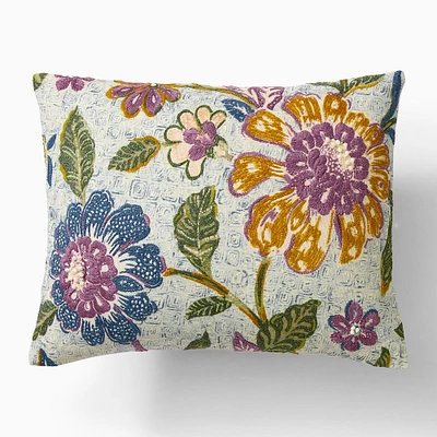 Loren Botanical Pillow Cover | West Elm