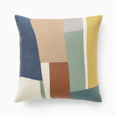 Crewel Geo Pieces Pillow Cover - Clearance | West Elm