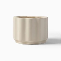 Wavy Ceramic Planters | West Elm