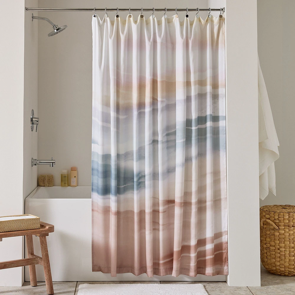 Silky TENCEL™ Dream Shower Curtain | West Elm