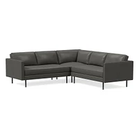 Axel Leather L-Shaped Sectional | Sofa With Chaise West Elm